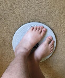 Figure Trimmer Core Ab Twister Board for Exercise 12 inch Waist Twisting Disc with 8 Mangets Reflexology for Slimming and Strengthening Abdominal & Stomach Exercise Equipment Grey 27 714nqj tJiL