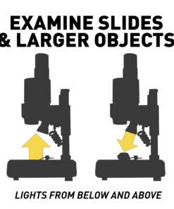 Alternative view of NATIONAL GEOGRAPHIC Dual LED Kids Microscope - 50+ pc Science Kit with 10 Prepared Slides & 10 DIY Blank Slides, Biology Experiment Activity, Microscope Kit for Kids 8-12 (Amazon Exclusive) Student Microscope Kit