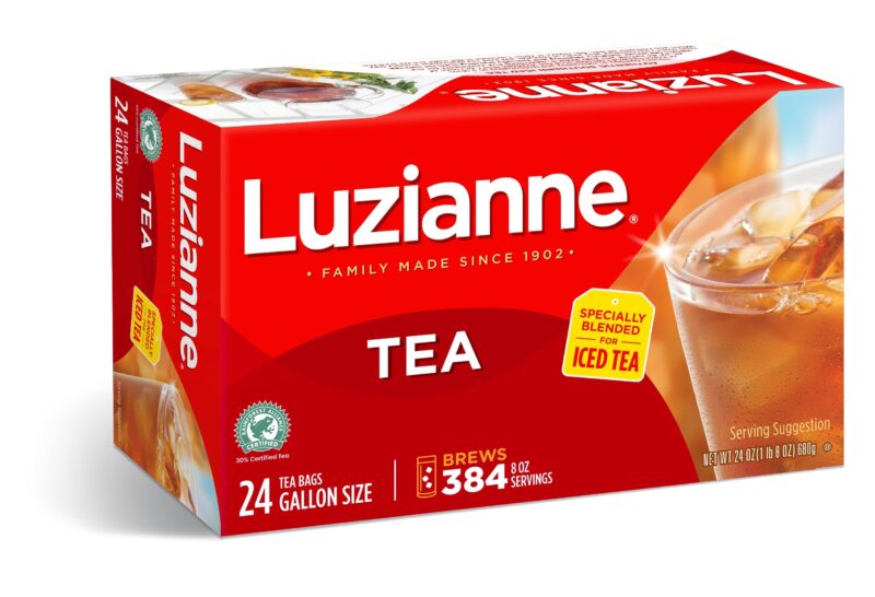 Catalog 9 Luzianne Iced Tea Bags, Gallon Size, Unsweetened, 24 Count Box, Specially Blended For Iced Tea, Clear & Refreshing Home Brewed Southern Iced Tea 24 Count (Pack of 1)