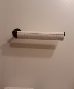 iDesign Orbinni Wall Mounted Metal Paper Towel Holder, Roll Organizer for Kitchen, Bathroom, Craft Room, Set of 1, Bronze 33 714oq4YLzPL