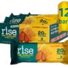Rise Whey Protein Bars - Almond Honey | Healthy Breakfast Bar & Protein Snacks, 20g Protein, 4g Fiber, Just 3 Whole Food Ingredients, Non-GMO Healthy Snacks, Gluten-Free, Soy Free Bar, 12 Pack 29 714otNAyG3L