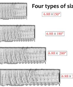 Alternative view of FATHER.SON Halloween Creepy Cloth Decoration Halloween Party Decorations.(6.8ft x180 Black) 6.8ft x 180"