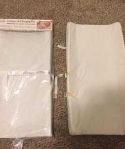 Summer Infant Contoured Changing Pad, 16 x 32 – Comfortable & Secure, With Security Strap And Two High Curved Sides, Easy To Clean (Pack of 1) 2-Sided Pad 30 714p9EVZZZL