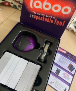 Hasbro Gaming Taboo Party Board Game With Buzzer for Kids Ages 13 and Up (Amazon Exclusive) 29 714pcqf0sL