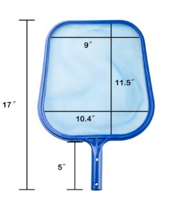 Leaf Skimmer Net Swinging Pool Skimmer Above Ground Pool Maintenance - Fine Mesh Net - for Cleaning Surface of Swimming Pools, Hot Tubs, Spas and Fountains 19 714pqkqcPFL