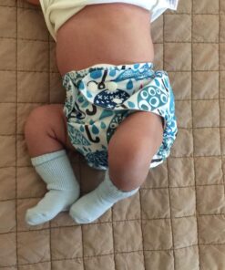 ALVABABY Baby Cloth Diapers 6 Pack with 12 Inserts One Size Adjustable Washable Reusable for Baby Girls and Boys 6DM26 04 Boy Color 26 38 714qlVKc6cL