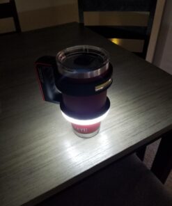 NEBO Stainless Steel 6668 GLOW - Light + Handle for your 30oz tumbler - YETI Rambler, Ozark Trail and more,Black, 1 Count (Pack of 1) Nebo Glow Tumbler Handle 36 714r6axWsHL