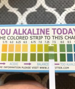 Just Fitter pH Test Strips for Testing Alkaline and Acid Levels in The Body. Track & Monitor Your pH Level Using Saliva and Urine. Get Highly Accurate Results in Seconds. 1 30 714rLFL5YcL