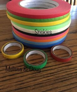 Melissa & Doug Tape Activity Book: 4 Rolls of Easy-Tear Tape and 20 Reusable Scenes 34 714rm1yn8eL