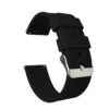 BARTON WATCH BANDS - Soft Silicone Quick Release Straps - Choose Color & Width - 16mm, 18mm, 20mm, 22mm, 24mm - Silky Soft Rubber Watch Bands Black