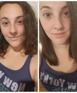 Enhanced Ceramic Hair Straightener Brush by MiroPure, 2-in-1 Ionic Straightening Brush with Anti-Scald Feature, Auto Temperature Lock & Auto-Off Function (Black) 82 714tKQ8PPFL