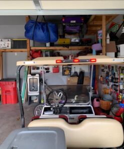 Partsam Red Clearance ID BAR Marker Light 3 Light 9 LED Trailer Sealed Stainless Steel, Sealed 3-Light Truck and Trailer Identification LED Light Bar Red Led Strip w/Black Base 23 714uEKOffPL