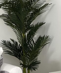 Nearly Natural 5289 6.5ft. Golden Cane Palm Silk Tree,Green 43 714uG83uTAL