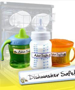 Baby Bottle Waterproof Labels - Great for Daycare 28 714umqupsPL