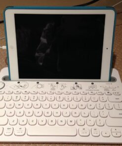 Logitech Bluetooth Multi-Device Keyboard K480 – White – for Windows and Mac Computers, Android and iOS Tablets and Smartphones 33 714uzJRv4uL