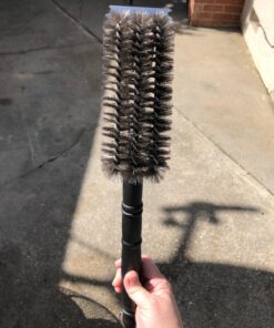 Grill Brush - Grill Cleaner Brush Grill Accessories for Outdoor Grill - Safe BBQ Brush for Grill Cleaning - Heavy Duty 17" Grill Brushes Grill Brush with Scraper 35 714vgixaYHL