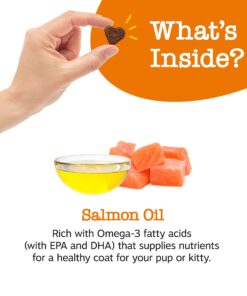 Wild Alaskan Salmon Oil for Dogs & Cats - Omega 3 Skin & Coat Support - Liquid Food Supplement for Pets - Natural EPA + DHA Fatty Acids for Joint Function, Immune & Heart Health, 32 Fl Oz 32 Fl Oz (Pack of 1) 22 714wpiIO3PL