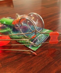 Retro Light Up Kids Toys by ArtCreativity - Includes 8 Inch Gyro Wheel and 8.5 Inch Rail Twister - Fun Gift for Boys and Girls - Great Sensory Toy with Spinning and Flashing Light Effects 15 714x4DaWhxL