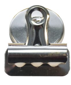 Alternative view of School Smart Rust Resistant Magnetic Clip, 2 in, Steel, Nickel Plated, Pack of 12