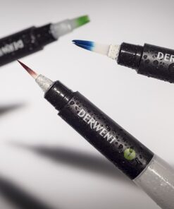 Derwent Art Supplies, Waterbrush, 3 Pack (2301975) Assorted Tips 3 Pack 20 714xPA2LoqL