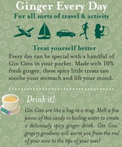 The Ginger People Gin Gins Original Chewy Ginger Candy 3 Oz (pack of 2) 18 714xsF8asYL
