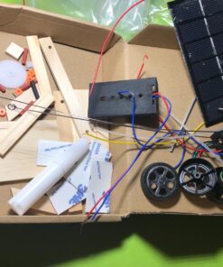 Pica Toys Solar-Powered Car V1, Wooden STEM Kit with Wireless Remote Control for Boys and Girls, Hybrid Powered by Solar Power and Batteries, Educational Motor Toy Gift for Kids Aged 8-12 Classic 38 714y7Q1yvxL