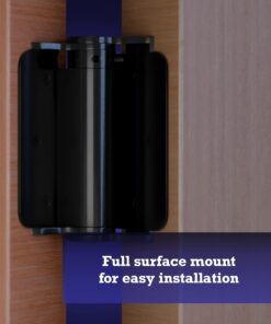 Hardware Essentials 852868 Hardware Essentials 852546 Satin Brass Double-Acting (3-inch) Black Adjustable Screen Door Spring Hinge, 3" (76.2mm), 2 Count 18 714yDHoH32L