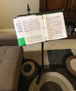 Amazon Basics Portable Sheet Music Stand - Black 34 714yFTa94JL