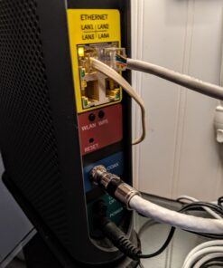 MOTOROLA MG7540 16x4 Cable Modem Plus AC1600 Dual Band Wi-Fi Gigabit Router with DFS, 686 Mbps Maximum DOCSIS 3.0 - Approved by Comcast Xfinity, Cox, Charter Spectrum, More 33 714zACG8pTL