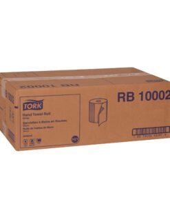 Tork Paper Hand Towel Roll White H21, Universal, 100% Recycled Fiber, 6 Rolls x 1000 ft, RB10002 6 Count (Pack of 1) 17 714zExwVqL