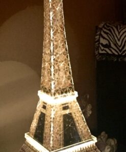 Ravensburger Eiffel Tower - Night Edition - 216 Piece 3D Jigsaw Puzzle for Kids and Adults - Easy Click Technology Means Pieces Fit Together Perfectly 40 714zaqGTmUL