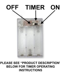 RTGS Products 30 LEDs Lights Indoor and Outdoor 9.5 Feet String Lights, Fairy Lights Battery Powered for Patio, Bedroom, Holiday Decor, etc (Pink) Pink 23 714zhare5YL