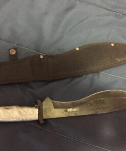 Survivor HK-717 Outdoor Fixed Blade Knife, Black Bowie Blade, Black Handle, 15-Inch Overall 19 715 AtP1NWL