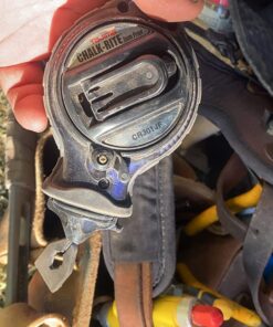 TAJIMA Chalk Line - Chalk-Rite Jam Free Chalk Box with Extra Bold 1mm Snap Line & Five Gear Quick Retrieval - CR301JF Black 18 7150QZdEYlL