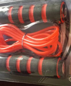 Limm Adjustable Jump Rope for Workout - All-Purpose Exercise Jump Rope Kids & Adults Love with Tangle-Free, Comfortable Foam Handles - Best Slimming, Cardio & Endurance Training Red 38 7150id1ghPL