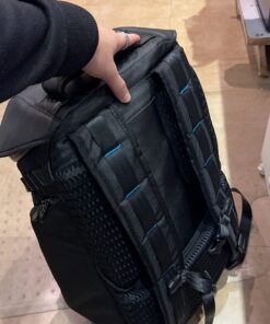 Acer Predator Utility Gaming Backpack, Water Resistant and Tear Proof Travel Backpack Fits and Protects Up to 17.3" Predator Gaming Laptop, Black with Teal Accents 17" Utility Backpack 30 7151LE8 2XL