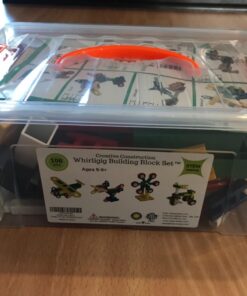 Whirligig STEM Toys for Girls & Boys | Building Blocks for 5 Year Old+ | Creative Construction Educational Engineering Set | 106 Pieces | Best Kids Gift Kit for Ages 5, 6, 7, 8, 9, 10 Yr. 33 715286dWfmL