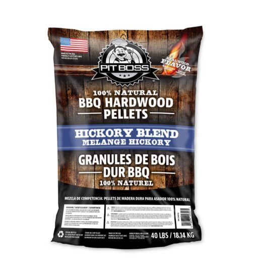 Pit Boss 40 lb Hickory Blend Hardwood Pellets Hickory Blend Pellets, 40 lbs.