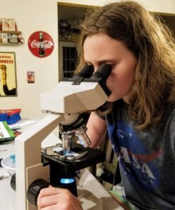 OMAX 40X-2000X LED Binocular Compound Lab Microscope w/ Double Layer Mechanical Stage + Blank Slides, Cover Slips, & Lens Cleaning Paper, M82ES-SC100-LP100 66 7153AvaxTPL 2