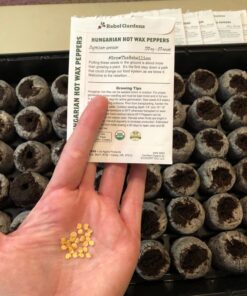 Hot Pepper Seeds - Organic Heirloom Chili Seed Variety Pack for Planting - Cayenne, Jalapeno, Habanero, Poblano, and More 40 7154cjwUlKL