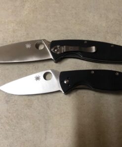 Spyderco Resilience Folding Pocket Knife with 4.20" 8Cr13MoV Stainless Blade and G-10 Handle - PlainEdge - C142GP 55 7155OLF0glL