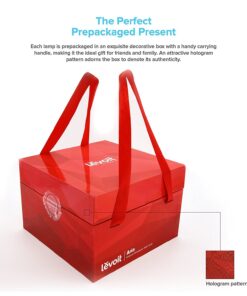 LEVOIT Aria Himalayan Salt Lamp, Pink Rock Large Crystal Natural Himilian Gift Night Light (ETL Certified) Touch Dimmer, 8.5lbs 34 7155R8nV6RL