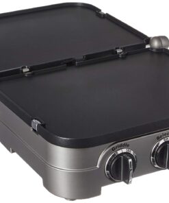 Cuisinart Griddler Gourmet, 5 Functions in 1 Unit: Contact Grill, Panini Press, Full Grill, Full Griddle, and Half Grill/Half Griddle 10 7155VnuR3 L