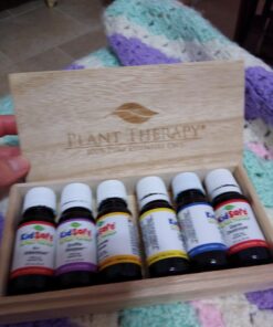 Plant Therapy KidSafe Essential Oil Starter Set for Focus, Calming, Sleep, Immune Support 100% Pure, 6 Undiluted Blends, Natural Aromatherapy, Therapeutic Grade 10 mL (1/3 oz) 6 Count (Pack of 1) 16 71579wZxBL