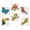 RAIN FOREST FRIENDS TATTOOS (6DZ) - Apparel Accessories - 72 Pieces 34 7157BjcwhmL