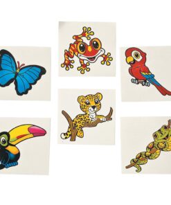 RAIN FOREST FRIENDS TATTOOS (6DZ) - Apparel Accessories - 72 Pieces