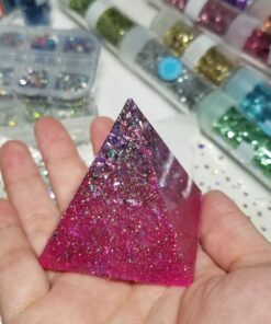 LET'S RESIN Resin Molds Silicone Kit for Beginners,7 PCS Large Epoxy Resin Molds Including Pyramid, Sphere,Cube, Rectangle,Candle Holder Resin Molds,Round/Square Coaster Molds for Resin Casting 40 7158FdolvL