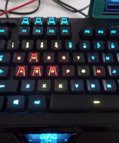 Logitech G910 Orion Spark RGB Mechanical Gaming Keyboard – 9 Programmable Buttons, Dedicated Media Controls 30 7158u1wyJKL
