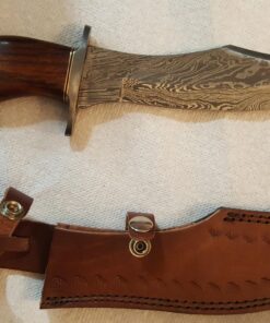 REG-274, Handmade Damascus Steel 13.00 Inches Hunting Knife - Rose Wood with Damascus Steel Guards Handle (Wood Handle) REG-274 21 7159qT5rn6L