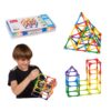Goobi 110 Piece Magnetic Building Sticks Blocks Tiles Toy Magnet 3D Construction Set STEM Educational Toys for 3 4 5 6 7 8 Year Old Kids Boys Girls Adults with Storage Box and Instruction Guide 17 7159rXwvRAL
